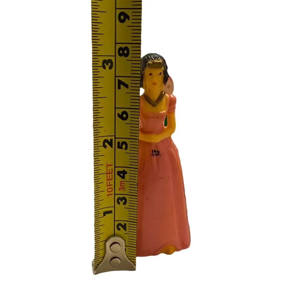 Vintage Snow White and the Seven Dwarfs Hard Plastic Cake Toppers Decoration